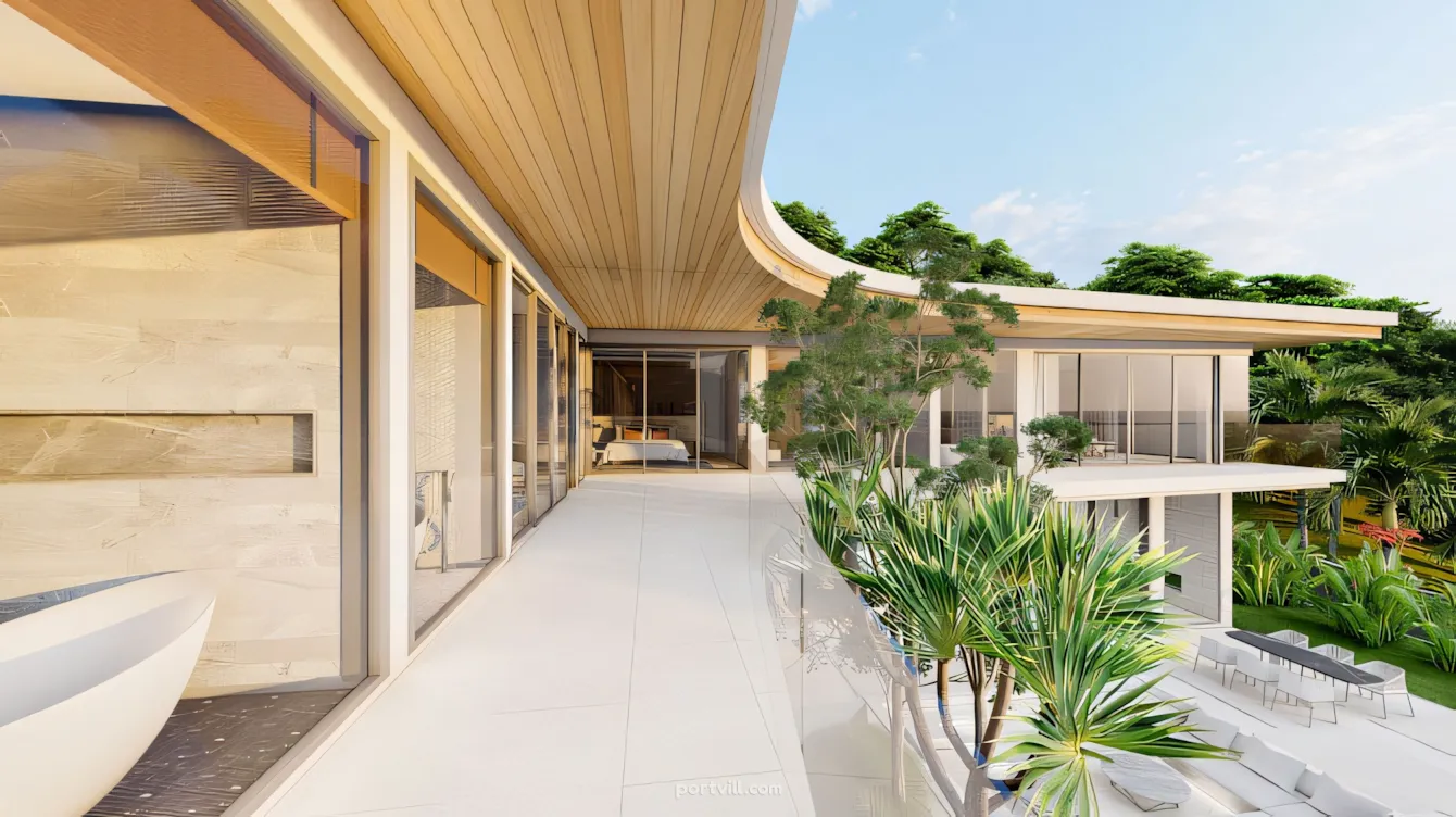 Villa zu verkaufen am Meer in Karon Thailand fläche 1750m² 2 stock Karon - foto 4