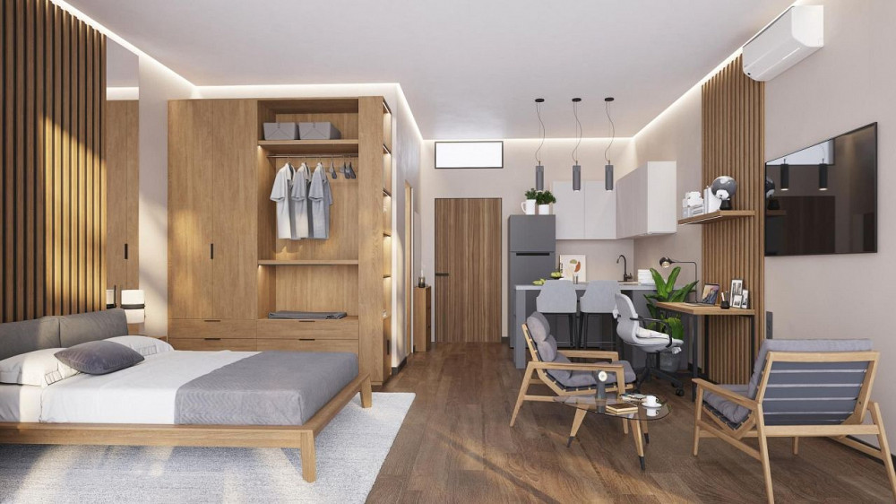 Apartemen 2 kamar untuk dijual 1+1 di tepi laut di Ko Phangan Thailand luas 34.73m² lantai 2 Ko Phangan - foto 11
