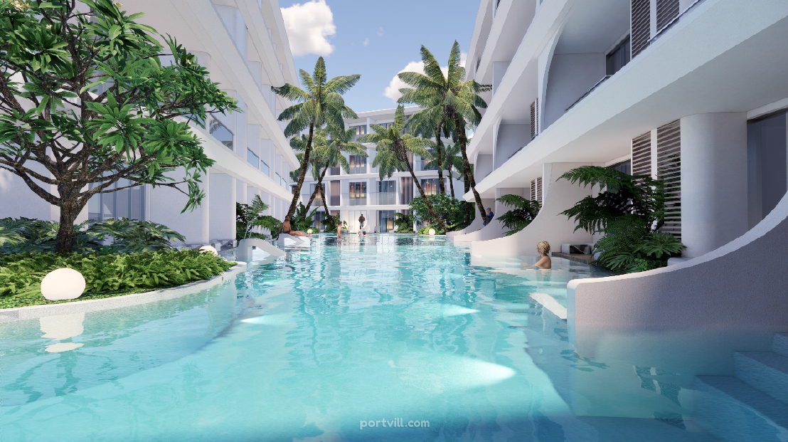 Apartemen 2 kamar untuk dijual 1+1 di Ko Samui Thailand luas 28.5m²  Ko Samui - foto 1