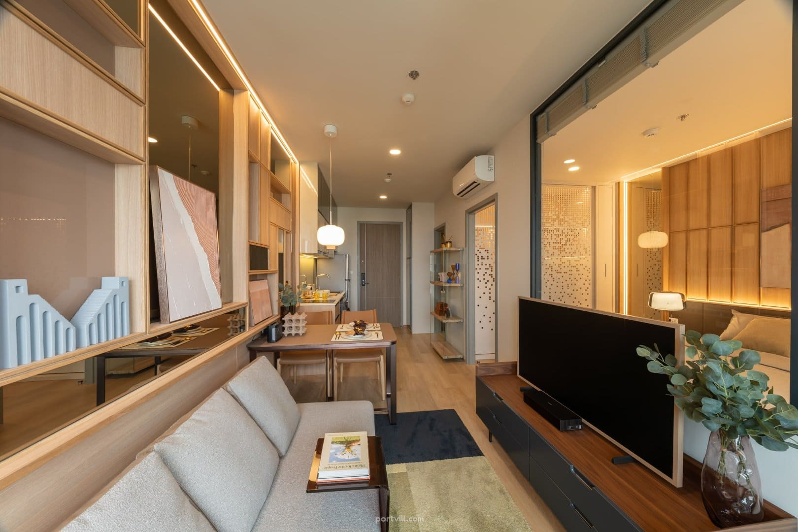Апартамент 1-стаен 1+1 в центъра на Банкок (Downtown Bangkok) Тайланд площ 32.8 м²  в The Issara Sathorn Центърът на Банкок (Downtown Bangkok) - снимка 8
