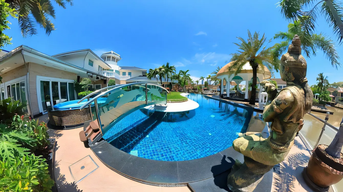 Villa by the sea in Jomtien Thailand area 607m² 2 floors Jomtien - foto 6