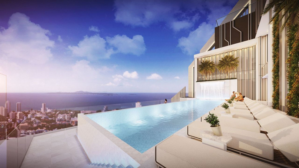 Квартира 2-комнатная 1+1 у моря в Паттайе (Pattaya) Таиланд площадь 29м² 14 этаж в Grand Solaire Pattaya Condominium Паттайя (Pattaya) - изображение 5
