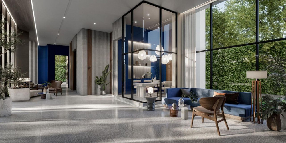公寓  1室 在曼谷市中心 (Downtown Bangkok) 泰国 22.2平米 25层 - Nue Riverest Ratburana 曼谷市中心 (Downtown Bangkok) - 照片 6