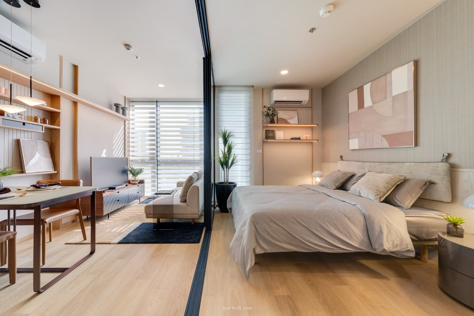 Апартамент 1-стаен 1+1 в центъра на Банкок (Downtown Bangkok) Тайланд площ 32.8 м²  в The Issara Sathorn Центърът на Банкок (Downtown Bangkok) - снимка 7
