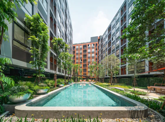 Apartment 1-room for sale 1+0 studio in Bang Na Thailand area 25m² 5 floor in Muve Bangna Bang Na