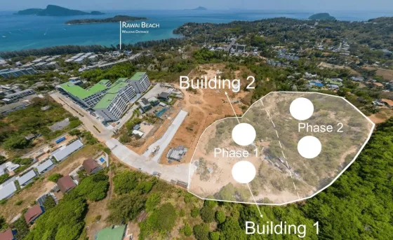 Appartement 1 pièces studio 1+0 au bord de la mer à Rawai Thaïlande 29m² étage:2  Rawai