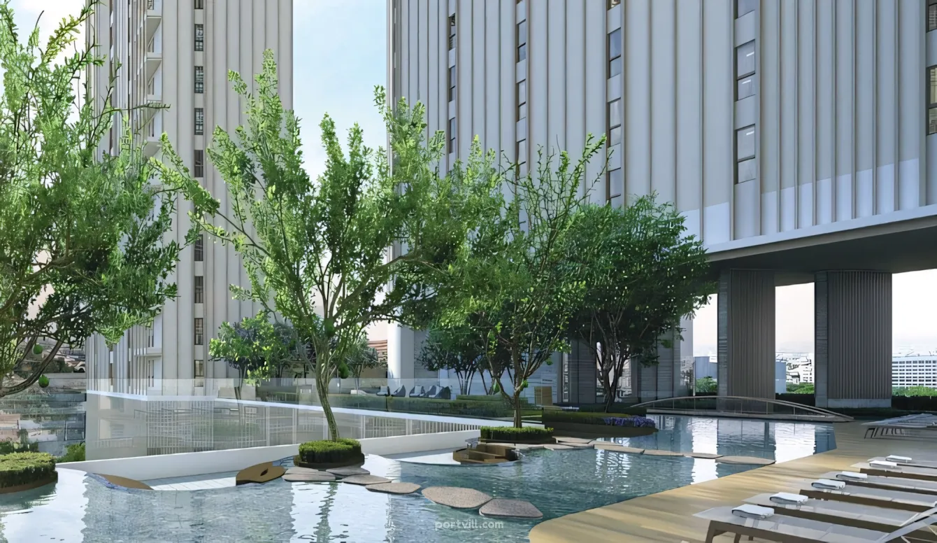 Apartment 2-room for sale 1+1 in Jomtien Thailand area 40.8m² 35 floor in Skypark Lucean Jomtien Jomtien - foto 3