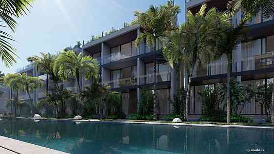 Apartemen 2 kamar untuk dijual 1+1 di tepi laut di Ko Phangan Thailand luas 34.73m² lantai 2 Ko Phangan