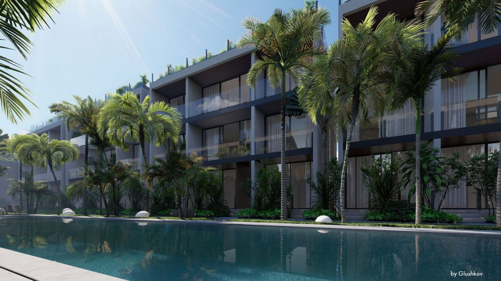 Apartemen 2 kamar untuk dijual 1+1 di tepi laut di Ko Phangan Thailand luas 34.73m² lantai 2 Ko Phangan - foto 4