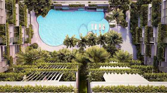 Квартира 2-комнатная 1+1 у моря в Паттайе (Pattaya) Таиланд площадь 47.38м²  в Oasis Паттайя (Pattaya)
