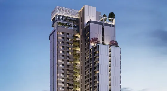 Apartment 2-room for sale 1+1 by the sea in Pattaya Thailand area 33.57m² 31 floor in Once Pattaya Pattaya