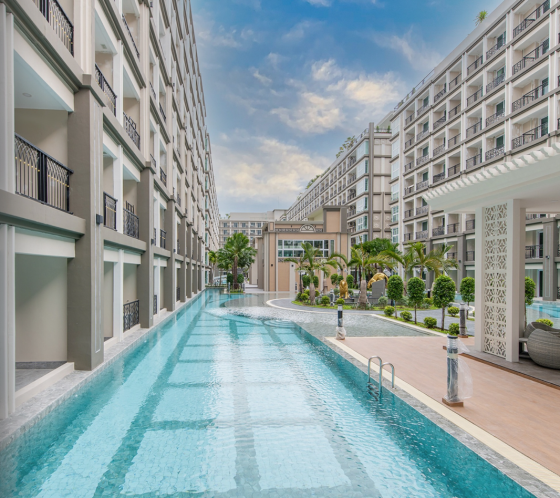 Apartment 3-room for sale 2+1 by the sea in Jomtien Thailand area 61m² in Dusit Grand Park 2 Jomtien