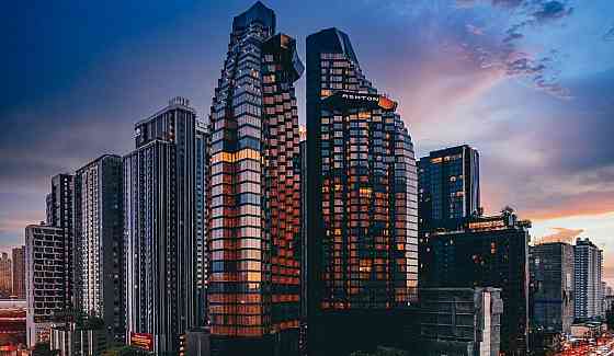 公寓  3室 2+1 在曼谷市中心 (Downtown Bangkok) 泰国 59平米 45层 - Ashton Rama 9 曼谷市中心 (Downtown Bangkok)