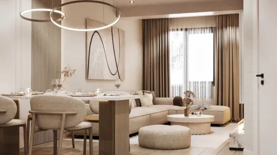 Apartamento 2 quartos à venda 1+1 junto ao mar em Budva (cidade) Montenegro área de 43.56m² andar 6 em Royal View Resort & Spa City Budva (cidade)