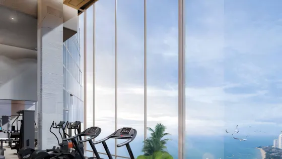 Apartment 2-room for sale 1+1 by the sea in Wongamat Thailand area 27.66m² 25 floor Wongamat