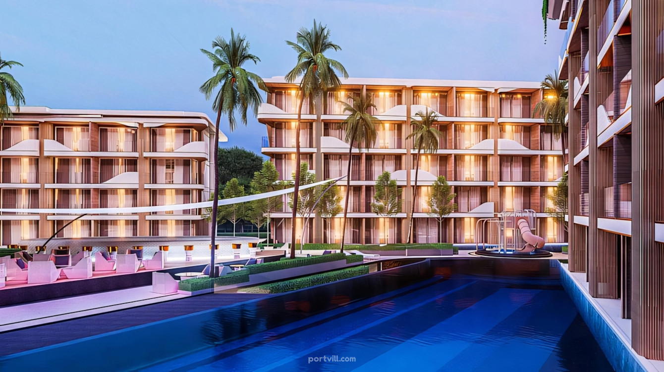 Apartment 1-room for sale 1+0 studio by the sea in Choeng Thale Thailand area 33.66m² 2 floor Choeng Thale - photo 13