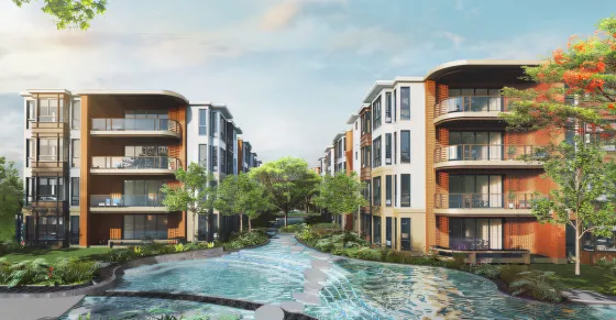 Appartement 3 pièces 2+1 au bord de la mer à Hua Hin Thaïlande 74m² étage:2 à Sasara Hua Hin