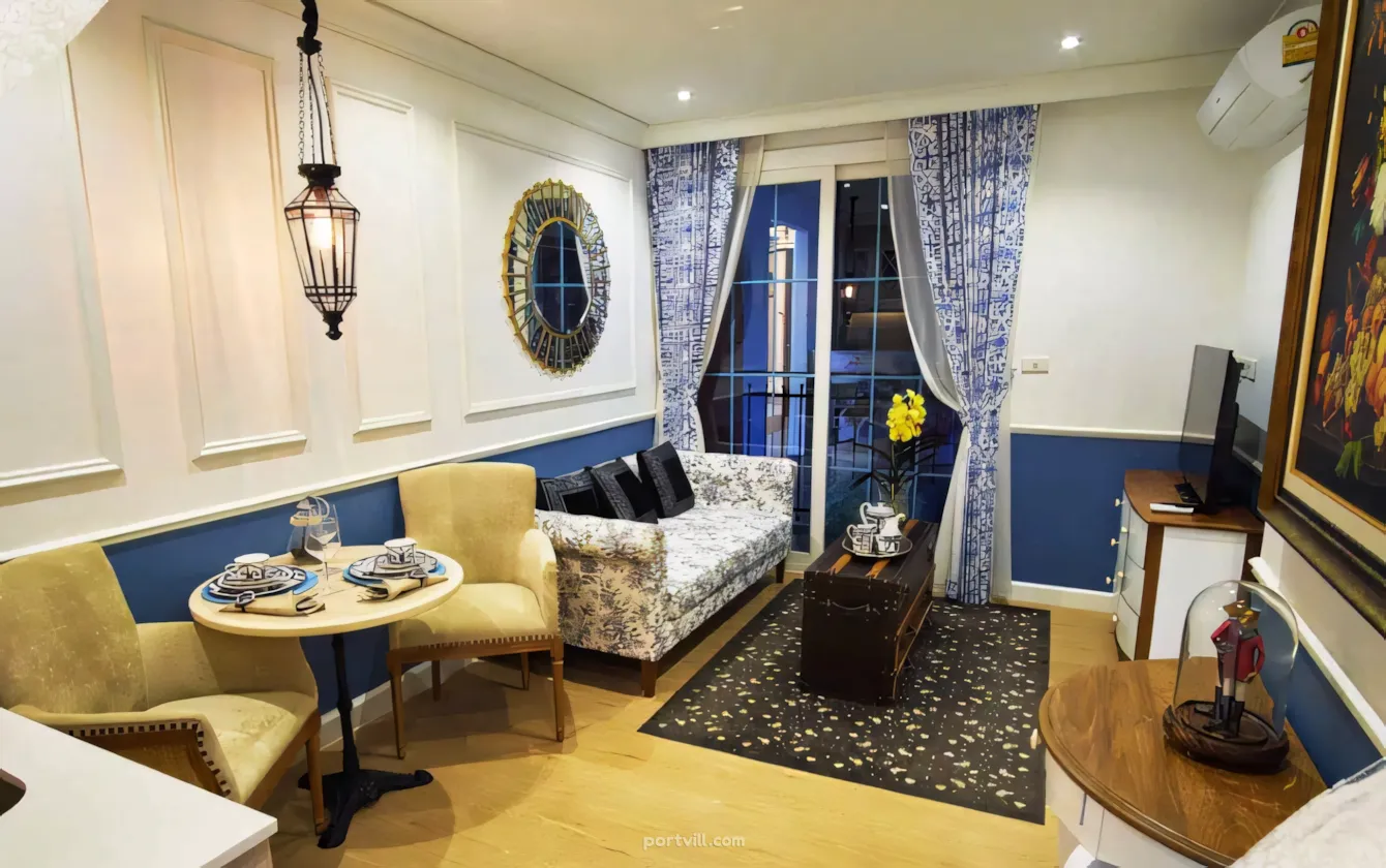Apartment 3-room for sale 2+1 by the sea in Jomtien Thailand area 52.11m² 8 floor in Seven Seas Cote d'Azur Jomtien - foto 6